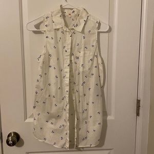 Floral sleeveless tank